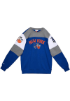 Main image for Mitchell and Ness New York Knicks Mens Blue OVERTIME Long Sleeve Fashion Sweatshirt