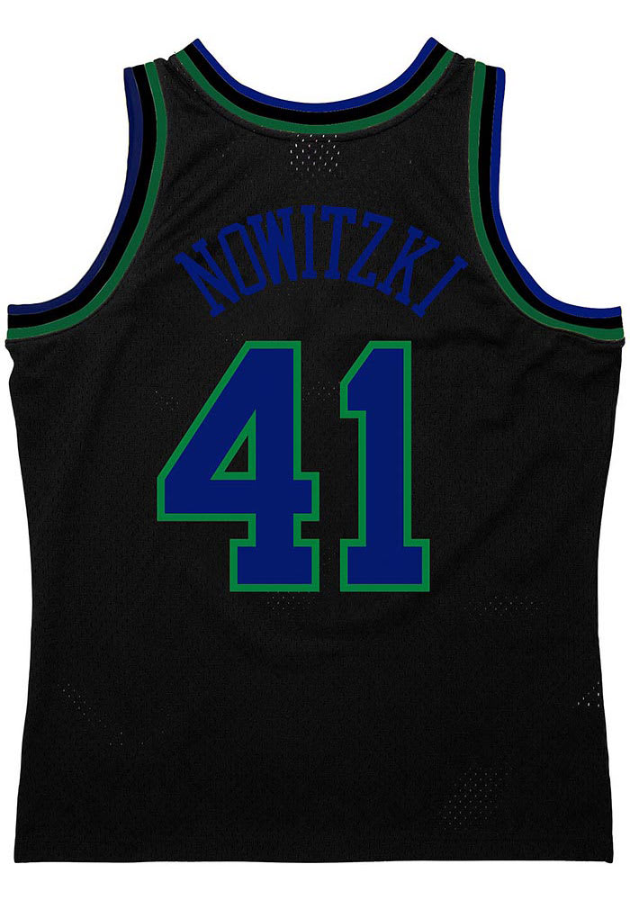 Dirk Nowitzki Dallas Mavericks Mitchell and Ness 98 99 Reload 2.0 Swingman Jersey Black