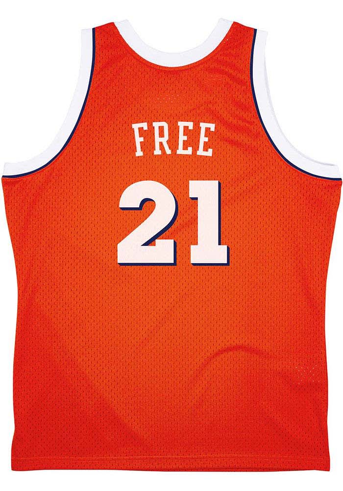 World B Free Cleveland Cavaliers Mitchell and Ness 84-85 Road Swingman  Jersey