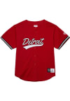 Main image for Mitchell and Ness Detroit Red Wings Mens Red Mesh Button Jersey