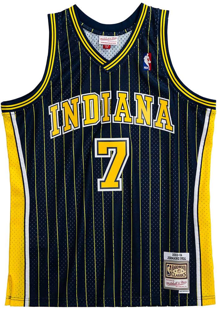 ウェア Jermaine O'neal SWINGMAN JERSEY 2003-04 Indiana Pacers Jermaine O'Neal #7 Mitchell & Ness 2003/04