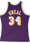 Main image for Shaquille O'Neal Los Angeles Lakers Mitchell and Ness 96-97 Road Swingman Jersey