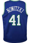 Main image for Dirk Nowitzki  Mitchell and Ness Dallas Mavericks Youth NBA Swingman Blue Basketball Jersey