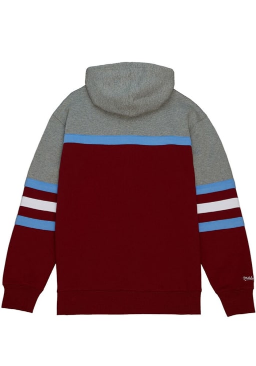 Mitchell and Ness Philadelphia Phillies Mens Maroon Head Coach Fashion Hood