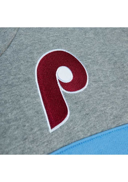 Mitchell and Ness Philadelphia Phillies Mens Maroon Head Coach Fashion Hood