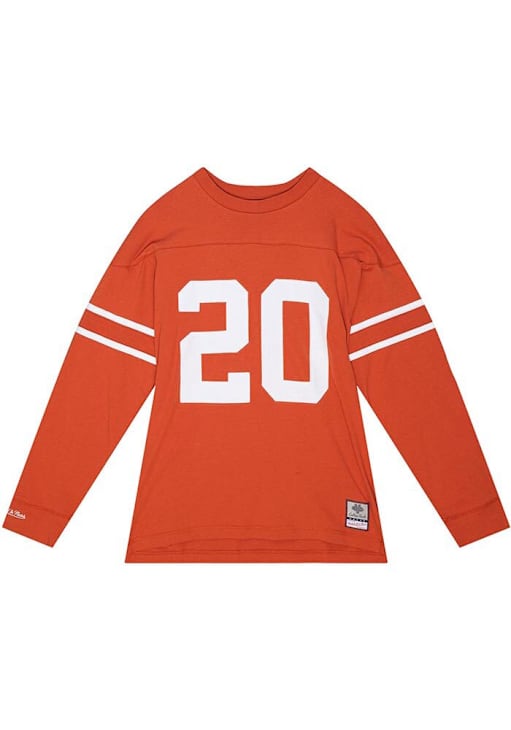 Earl Campbell Texas Longhorns BURNTORANGE Name and Number Long