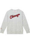 Main image for Mitchell and Ness Chicago Bulls Mens Grey Playoff Win 2.0 Long Sleeve Fashion Sweatshirt