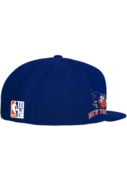 New Era 59Fifty NBA New York Knicks Team Faux Leather Fitted Hat