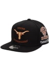 Main image for Mitchell and Ness Texas Longhorns Mens Black Team Origins Fitted Hat