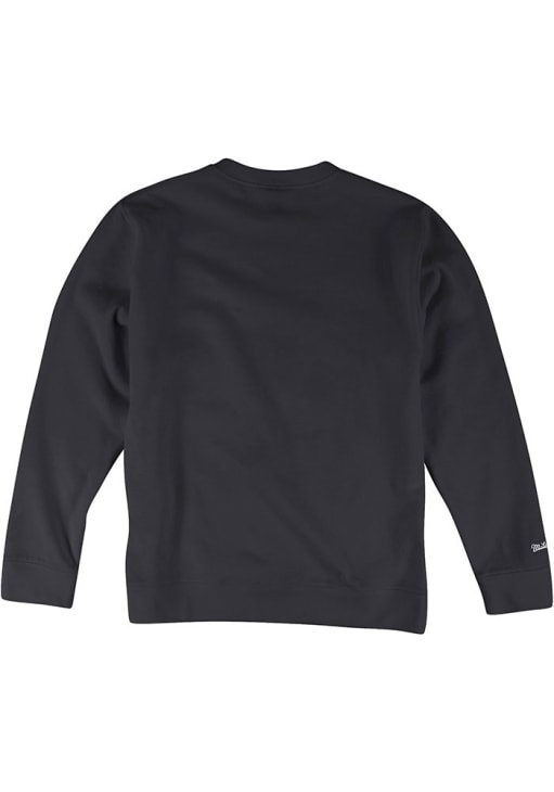 Mitchell and Ness Cleveland Cavaliers Mens Black Throwback Long Sleeve Crew Sweatshirt