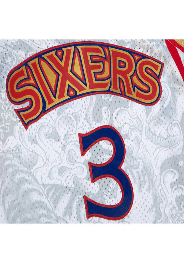 Mitchell & Ness outlets 76ers CNY Jersey XL