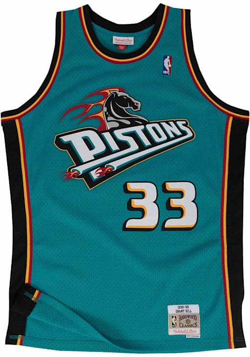 Grant Hill Detroit Pistons Mitchell and Ness 98-99 Road Swingman Jersey