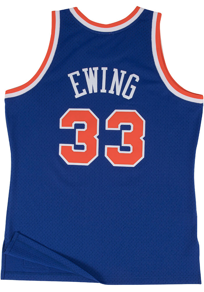 Patrick Ewing New York Knicks Mitchell and Ness BLUE 91-92 Road