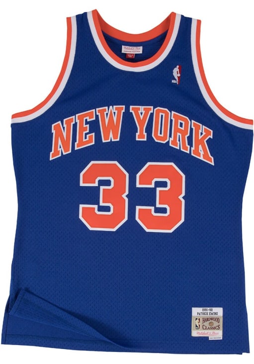 Patrick Ewing New York Knicks Mitchell and Ness 91-92 Road Swingman Jersey