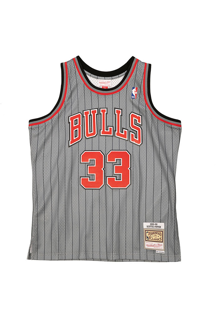 Scottie Pippen Chicago Bulls Mitchell and Ness GREY 95-96