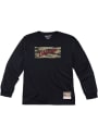 Chicago Bulls Mitchell and Ness Tiger Camo T Shirt - Black