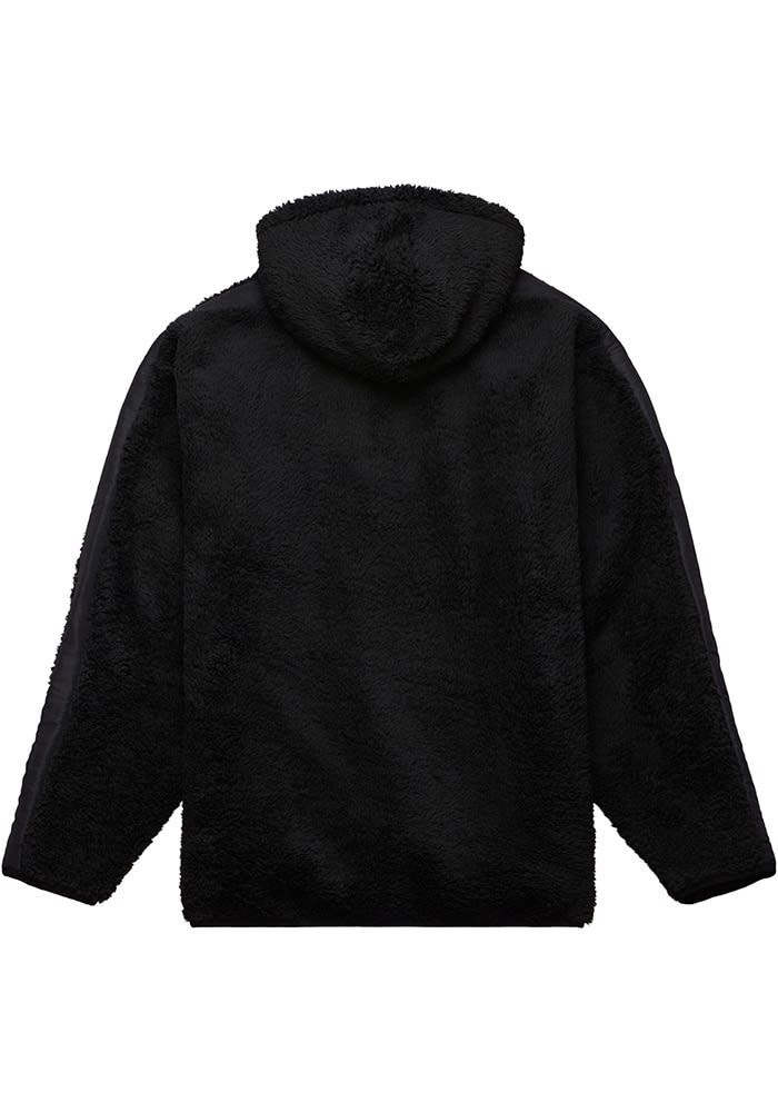 Mitchell and Ness Ohio State Buckeyes Mens Sherpa BLACK Pullover