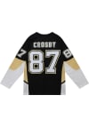 Main image for Mitchell and Ness Sidney Crosby Pittsburgh Penguins Mens Black 2008 Hockey Jersey