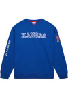 Main image for Mitchell and Ness Kansas Jayhawks Mens Blue Fleece Long Sleeve Fashion Sweatshirt