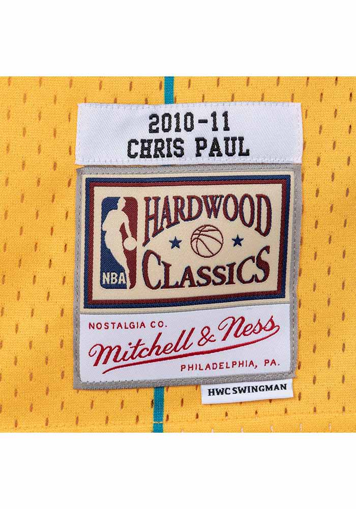 スポーツ選手 NBA JERSEY CARD CHRIS PAUL MAGIC JOHNSON Chris Paul New Orleans Pelicans Mitchell and Ness GOLD 10-11