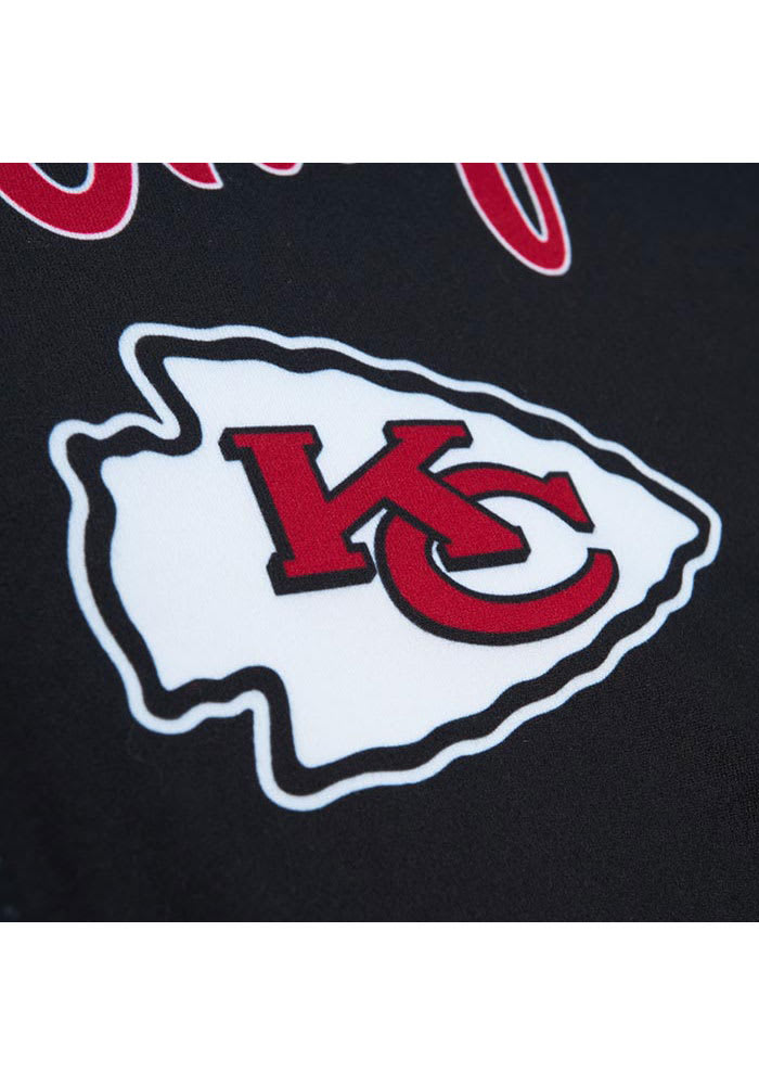 Kansas City Chiefs Womens Mitchell and Ness BLACK Button Fashion