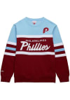Main image for Mitchell and Ness Philadelphia Phillies Mens Maroon Head Coach Long Sleeve Fashion Sweatshirt