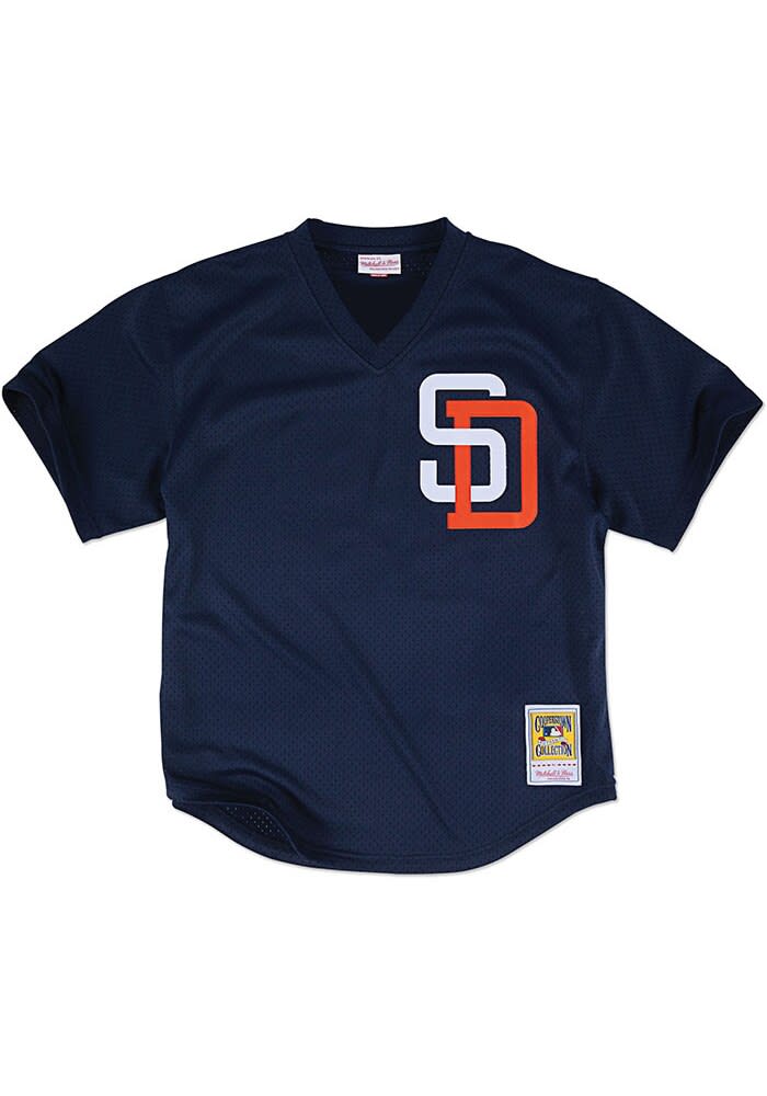 San Diego Padres Tony Gwynn Mitchell and Ness NAVY BP