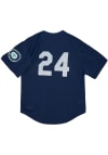 Main image for Ken Griffey Seattle Mariners Mitchell and Ness BP Pullover Cooperstown Jersey - Navy Blue