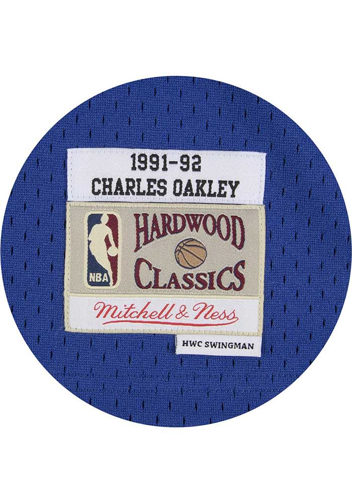 Charles Oakley New York Knicks Mitchell and Ness BLUE Swingman