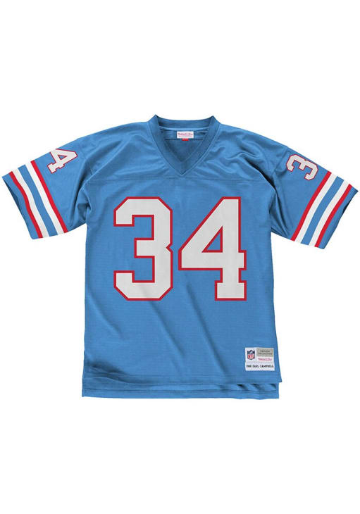 Houston Oilers Earl Campbell Mitchell and Ness Throwback Throwback Jersey