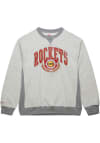 Main image for Mitchell and Ness Houston Rockets Mens Grey Vintage Logo Long Sleeve Fashion Sweatshirt