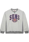 Main image for Mitchell and Ness Phoenix Suns Mens Grey Vintage Logo Long Sleeve Fashion Sweatshirt