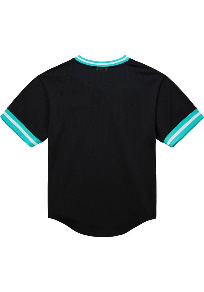 美品　Mitchell & Ness NBA SPURS ユニホーム　黒　XL Mitchell and Ness San Antonio Spurs Mens BLACK Vintage Logo