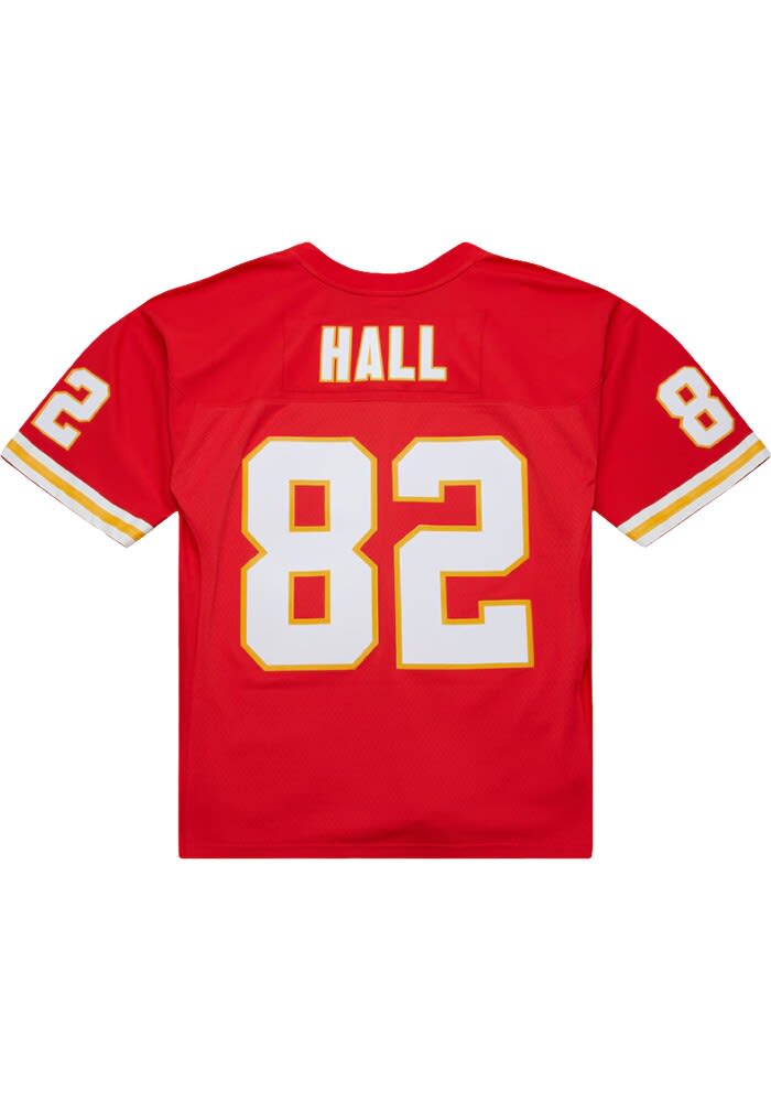 Kansas City Chiefs Dante Hall Mitchell and Ness 2002 Throwback Jersey RED