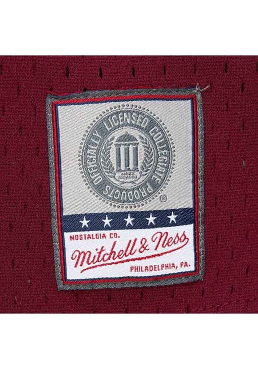 Mitchell and Ness Texas A&M Aggies Mens Maroon V-Neck Vintage Logo Baseball Jersey