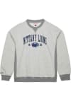 Main image for Mitchell and Ness Penn State Nittany Lions Mens Grey Premium Fleece Vintage Logo Long Sleeve Fas..