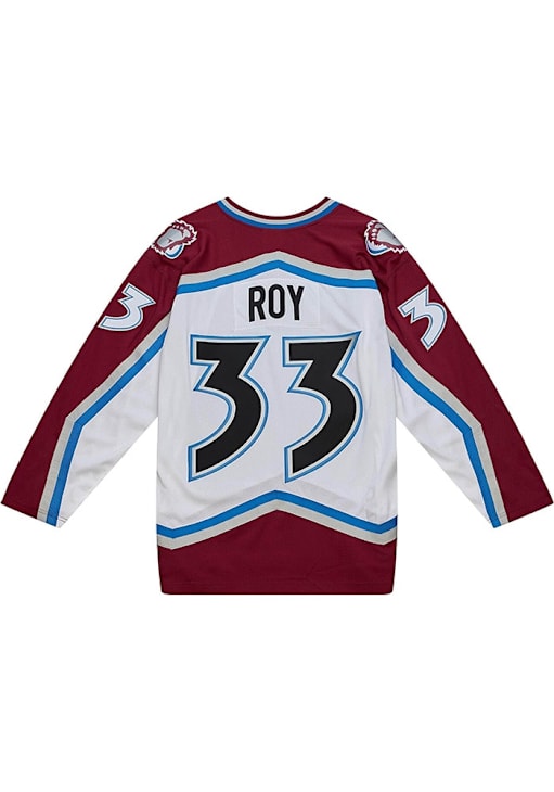 Mitchell and Ness Patrick Roy Colorado Avalanche Mens WHITE