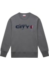 Main image for Mitchell and Ness St Louis City SC Mens Grey Snow Wash Long Sleeve Fashion Sweatshirt
