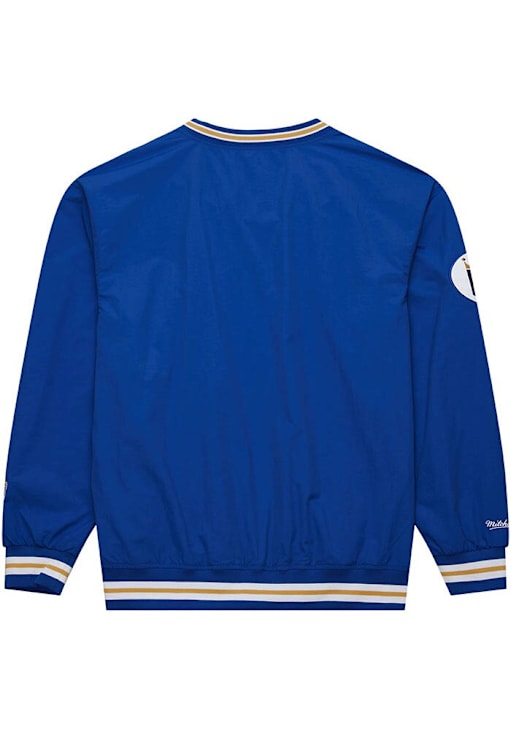 Mitchell and Ness Kansas City Royals Mens Blue Current Logo Pullover Jackets