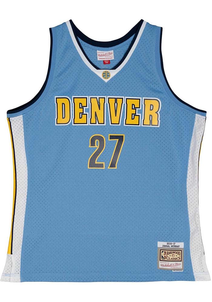 Jamal Murray Denver Nuggets Mitchell and Ness LIGHT BLUE