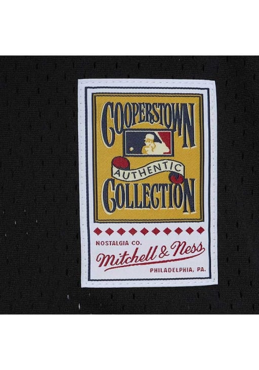 Lance Berkman Houston Astros Mitchell and Ness Coop Cooperstown Jersey - Black