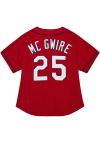 Main image for Mark McGwire St Louis Cardinals Mitchell and Ness Coop Cooperstown Jersey - Red