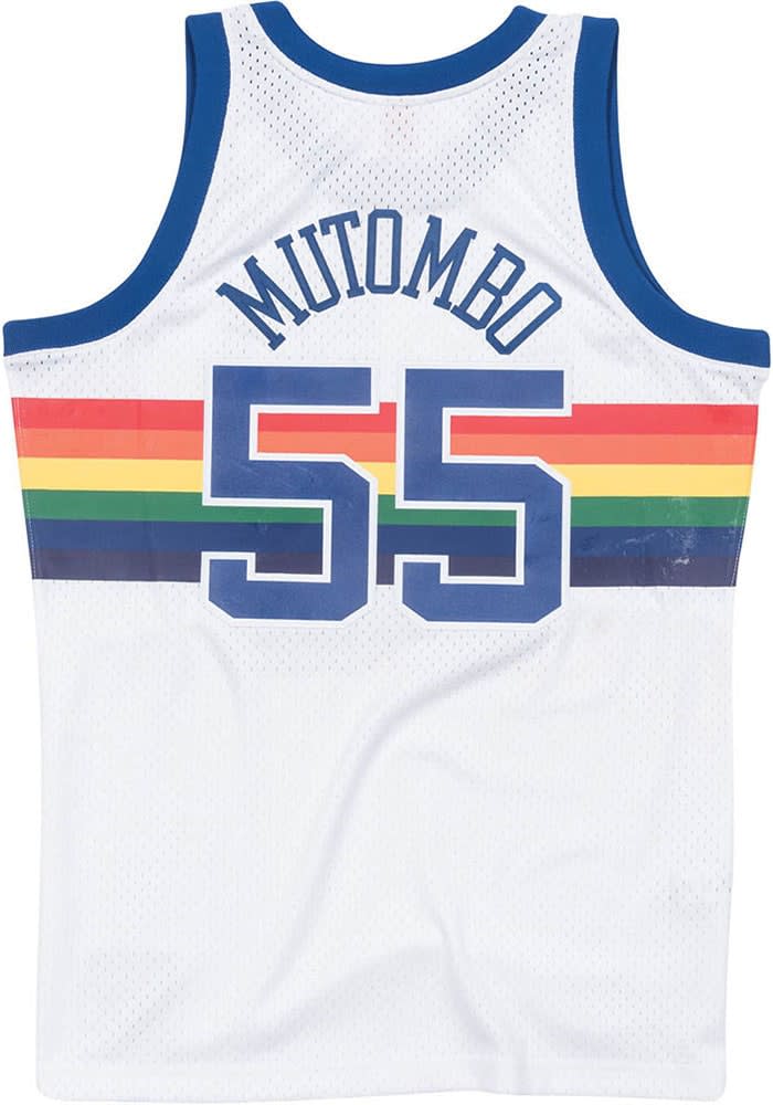 Dikembe mutombo Denver hot nuggets jersey