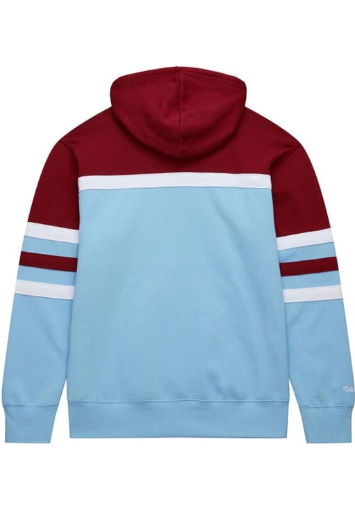 Mitchell and Ness Philadelphia Phillies Mens Light Blue Head Coach Fashion Hood