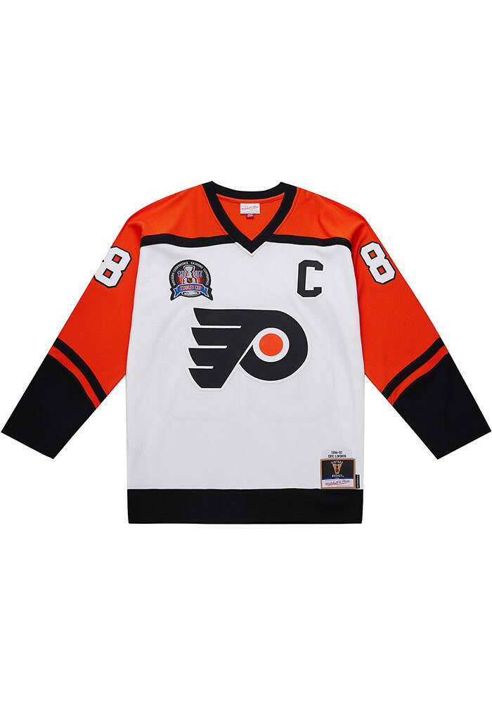 Mitchell and Ness Eric Lindros Philadelphia Flyers Mens WHITE