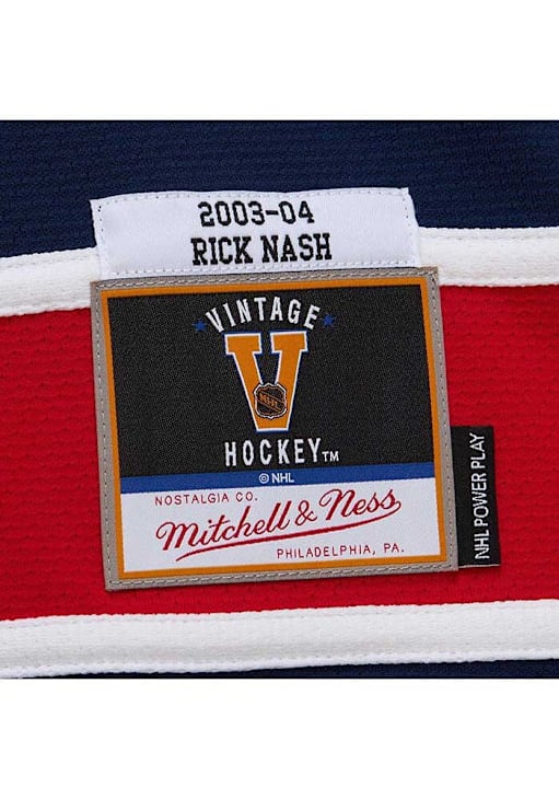 Mitchell and Ness Rick Nash Columbus Blue Jackets Mens NAVY