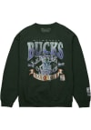 Main image for Mitchell and Ness Milwaukee Bucks Mens Green Easy Cool Long Sleeve Fashion Sweatshirt