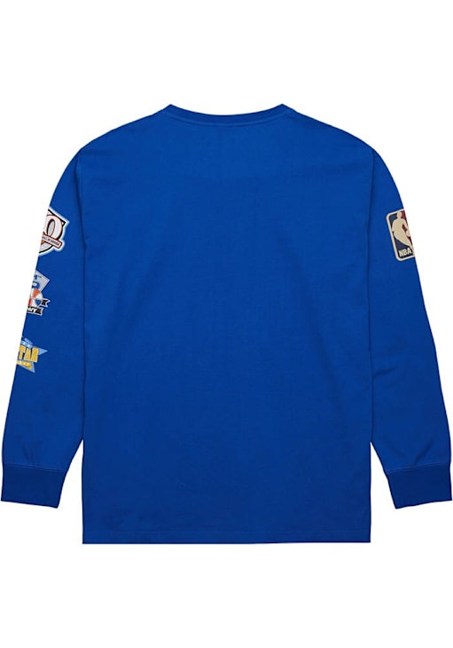 Mitchell and Ness Denver Nuggets ROYAL Vintage Logo All Over Long - Main Image