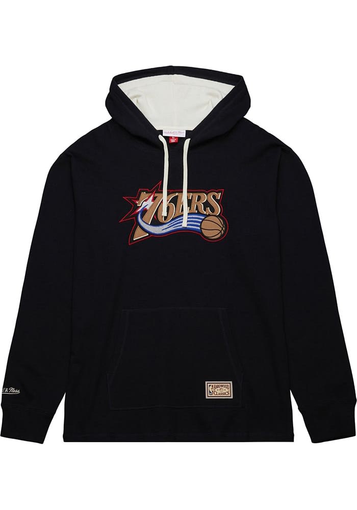 Mitchell and Ness Philadelphia 76ers Mens BLACK Thermal