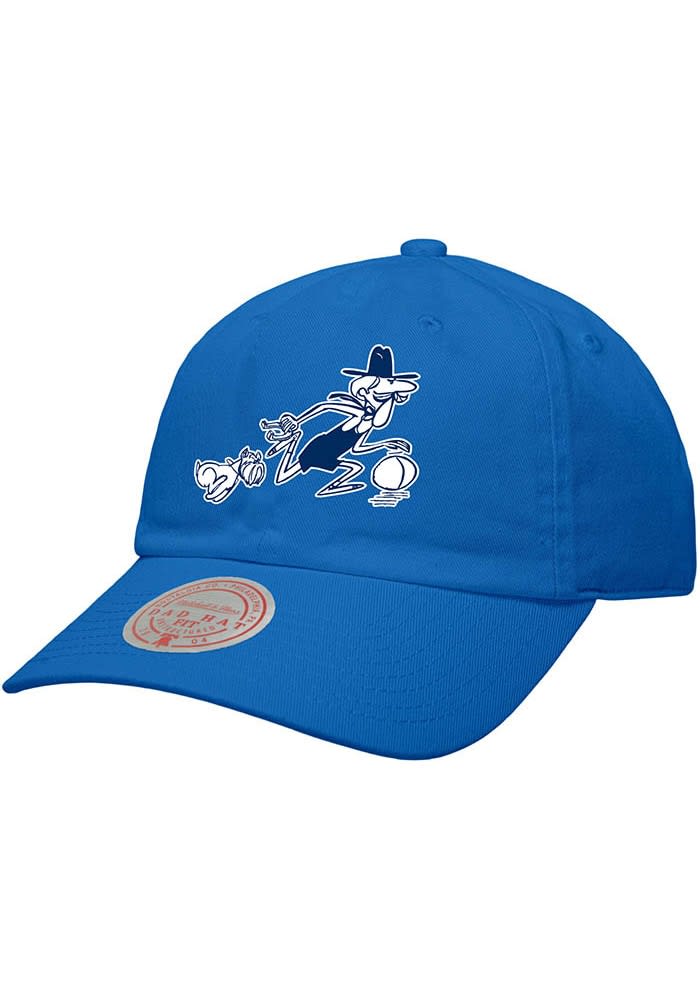 Mitchell and Ness Kentucky Colonels ABA Dad Hat Adjustable Hat Blue